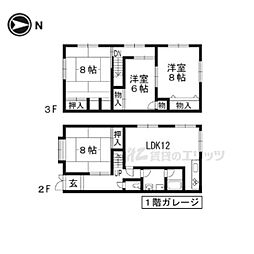 宇治市五ケ庄新開の一戸建て