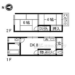 宇治市伊勢田町毛語の一戸建て