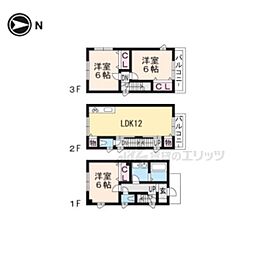 京都市山科区竹鼻西ノ口町の一戸建て