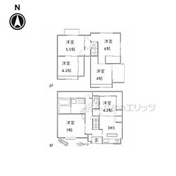 京都市山科区竹鼻西ノ口町の一戸建て