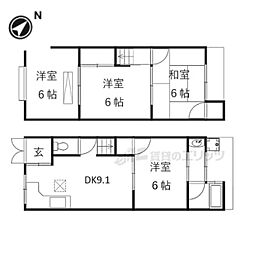 京都市山科区小山姫子町の一戸建て