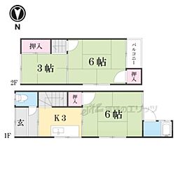 京都市山科区東野百拍子町の一戸建て