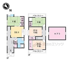 宇治市小倉町山際の一戸建て
