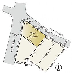 建築条件付売地　本鵠沼　1区画