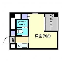 アルファ清心町II 401号室