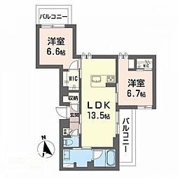 シャーメゾンみどり 203号室