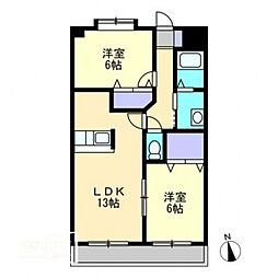 プレジール奥田 401号室