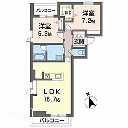 グラシアス奥田 201号室