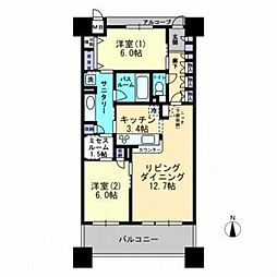 アルファステイツ桃太郎大通り 1303号室