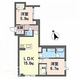 グランキューブ中井 203号室