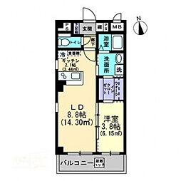 アパートメントＳV 205号室