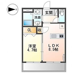 ミラフローレス 205号室