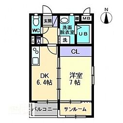 Ｌｕｏｎｔｏ　Ｋｉｔａｃｈｏ 301号室