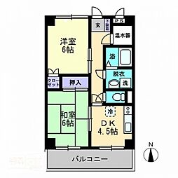 津山マンション 404号室