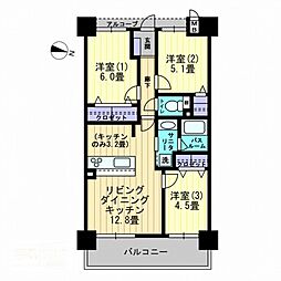 アルファライフ松島公園II 603号室