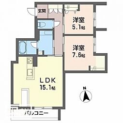 ロイヤルシャーメゾン栗林 301号室