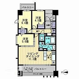 クラント栗林公園 401号室