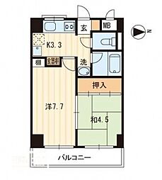 アヴニール若宮 404号室