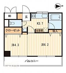 アヴニール若宮 603号室