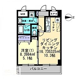 ル・マレＮｉｓｈｉｋｉｍａｃｈｉ 602号室