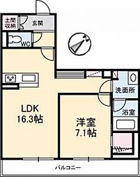 ベレオガーデンズ　Ｍｉｗａ 205号室
