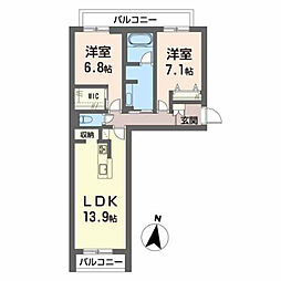 ベレオガーデンズＨａｎａ 201号室