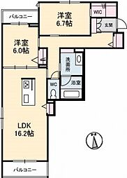 ベレオガーデンズ弥右衛門 105号室