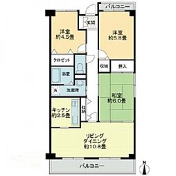 カランドリエ大篠 204号室