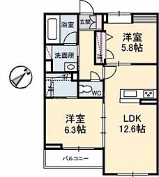 ベレオガーデンズ　Ｍｉｗａ 303号室