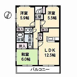 ガーデンシティ大町 101号室