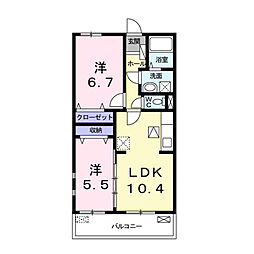 ブランシュ　Ｂ 205号室