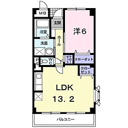 ニューマリッチ東深津 101号室
