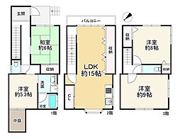 北畠3丁目 中古戸建