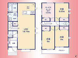 横浜線　淵野辺駅　由野台2丁目　戸建　Ｃ号棟