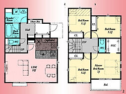 小田急線　玉川学園前駅　金井1丁目　戸建　2号棟