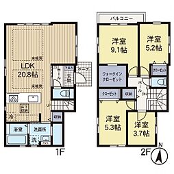 海老名市国分北3丁目　1号棟