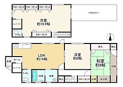 綴喜郡井手町大字井手小字浜田の一戸建て