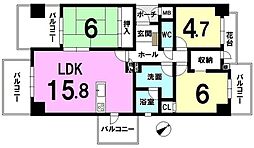 ローレルスクエア木津川台第1期　1番館