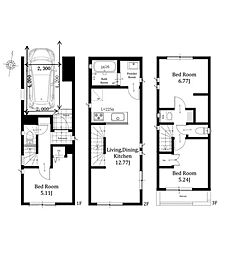 新築分譲戸建　中山　全4棟　3号棟