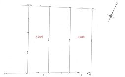 売地　鵜の木　全2区画　A区画