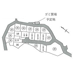 売地　鶴見　全19区画　　16区画
