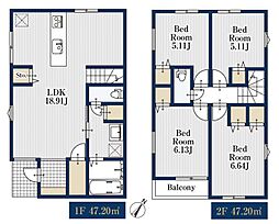 新築分譲戸建　洋光台　全3棟　2号棟