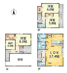 板橋区桜川2丁目　新築戸建