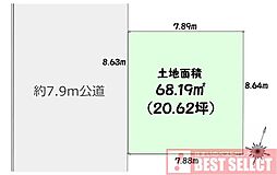 北区西が丘2丁目　建築条件なし売地