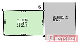 板橋区東新町2丁目　建築条件なし売地