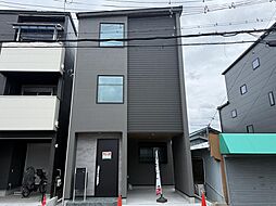 山本町北　ブラック基調のオシャレな新築戸建です。日当たり良好