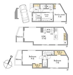 LDK17.6帖「小石川Newhouse」
