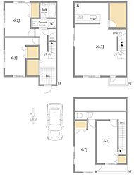 126平米建築可能「自由設計」駒込Selection