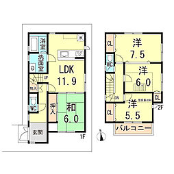 神戸市西区王塚台２丁目の一戸建て