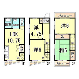 神戸市垂水区五色山６丁目の一戸建て